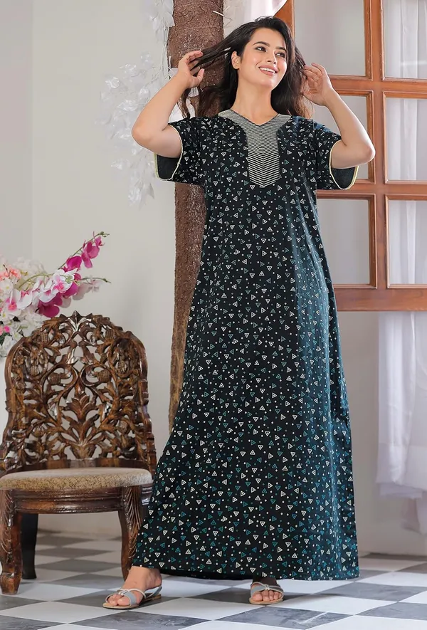 Mik_&_Misha_Womens_Cotton_Block_Print_Nighty