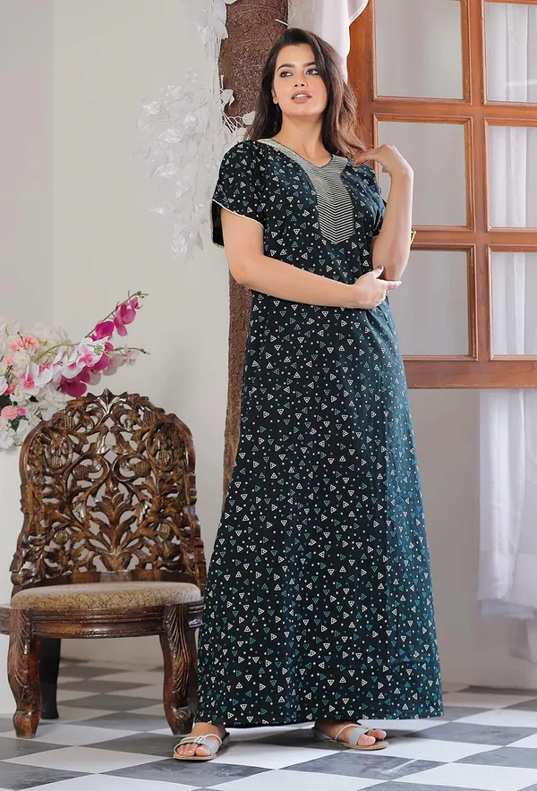Mik_&_Misha_Womens_Cotton_Block_Print_Nighty