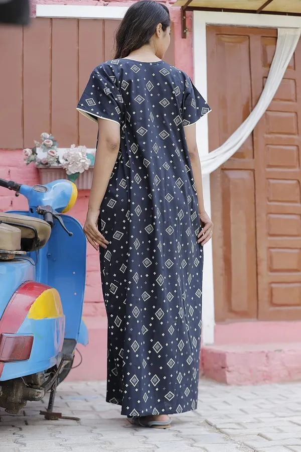 Mik_&_Misha_Womens_Cotton_Block_Print_Nighty