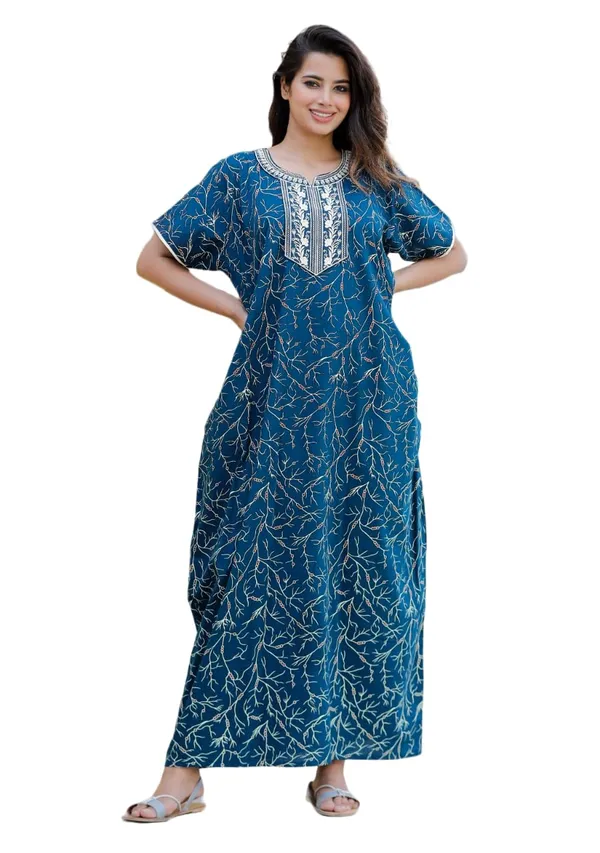 Mik_&_Misha_Womens_Cotton_Maxi_Nighty