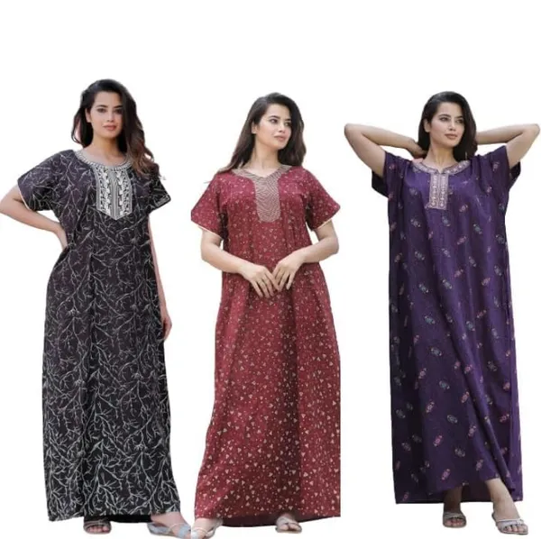 Mik_&_Misha_Womens_Cotton_Block_Print_Maxi_Nighty