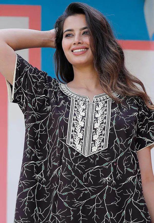 Mik_&_Misha_Womens_Cotton_Block_Print_Maxi_Nighty