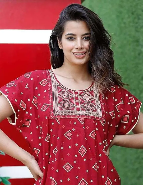 Mik_&_Misha_Cotton_Block_Print_Maxi_Nighty