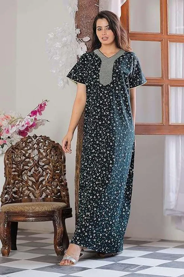 Mik_&_Misha_Womens_Cotton_Block_Print_Maxi_Nighty