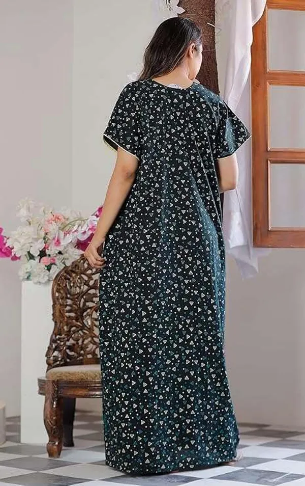 Mik_&_Misha_Womens_Cotton_Block_Print_Maxi_Nighty