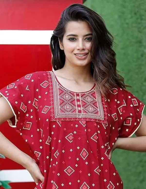 Mik_&_Misha_Womens_Cotton_Block_Print_Nighty_Gown