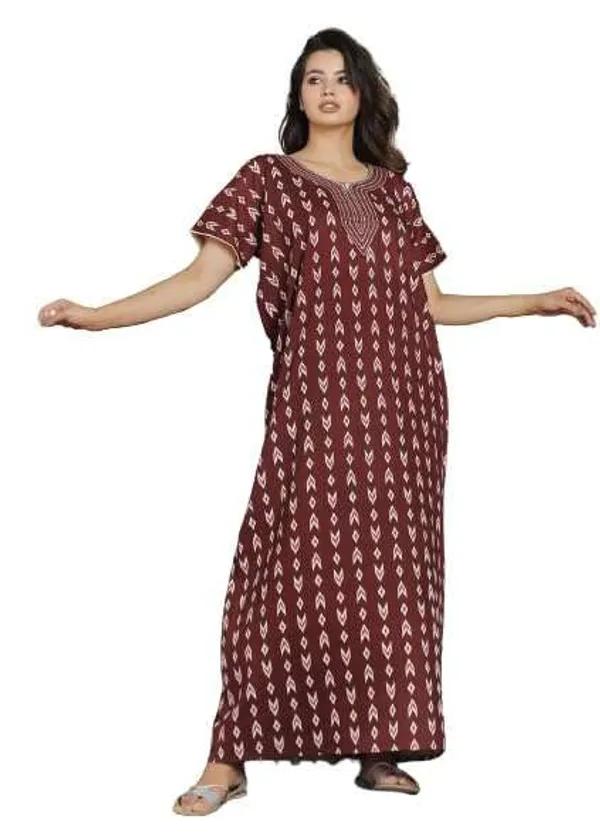 Mik_&_Misha_Womens_Cotton_Block_Print_Nightgown
