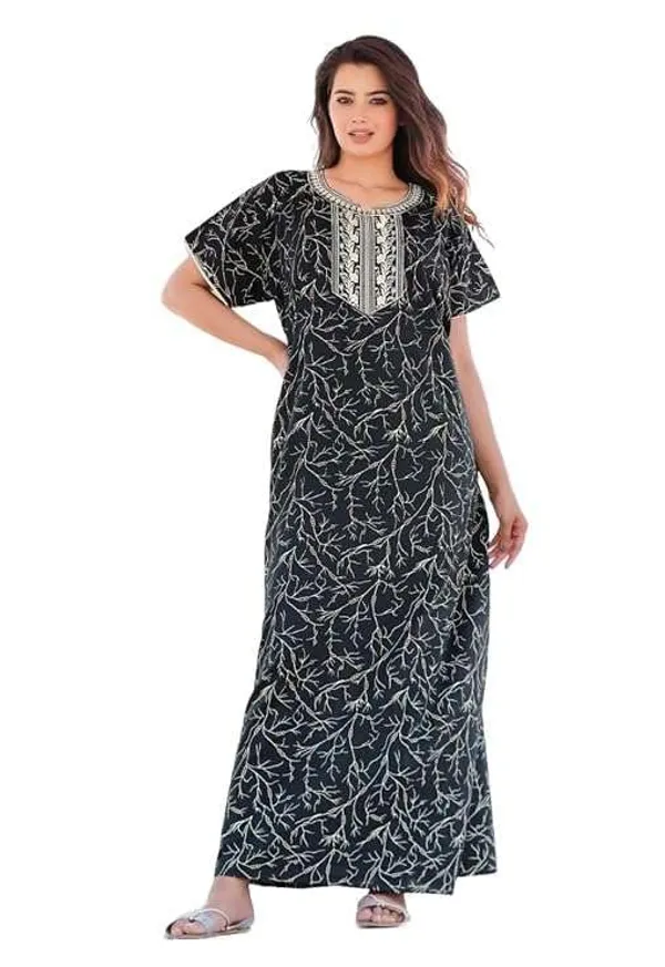 Mik_&_Misha_Womens_Cotton_Block_Print_Nighty
