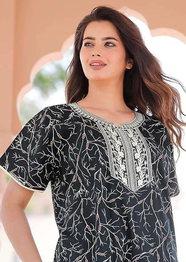 Mik_&_Misha_Womens_Cotton_Block_Print_Nighty
