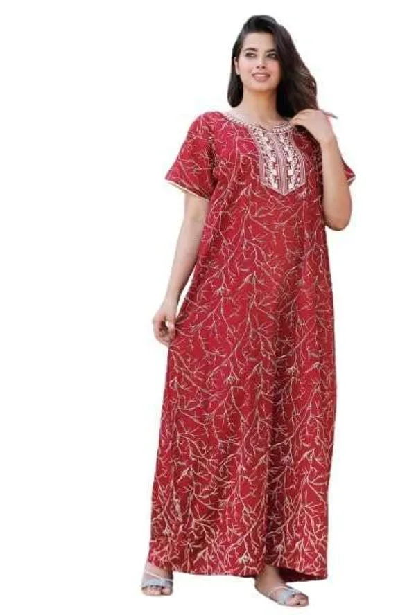 Mik_&_Misha_Womens_Cotton_Block_Print_Nighty_Set