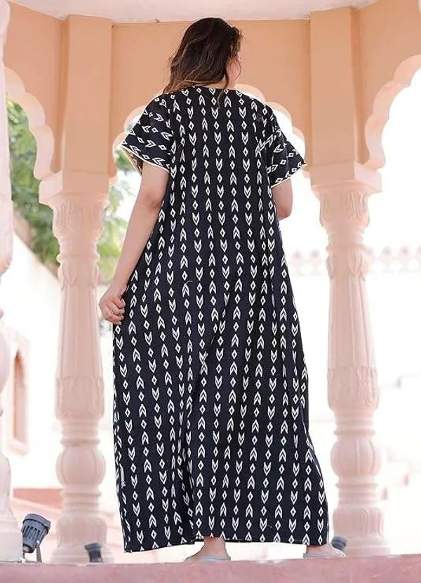 Mik_&_Misha_Womens_Cotton_Block_Print_Maxi_Nightgown