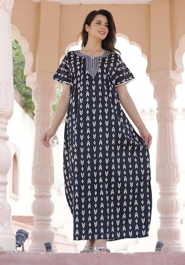 Mik_&_Misha_Womens_Cotton_Block_Print_Nightgown