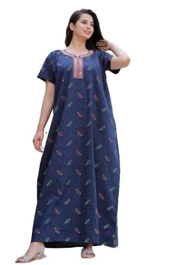 Mik_&_Misha_Cotton_Block_Print_Maxi_Nightgown