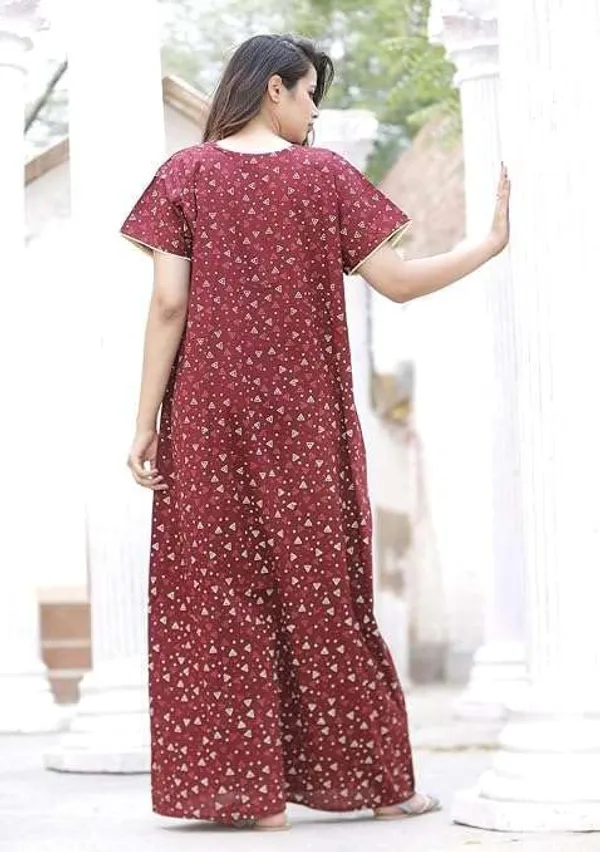 Mik_&_Misha_Cotton_Block_Print_Maxi_Nighty