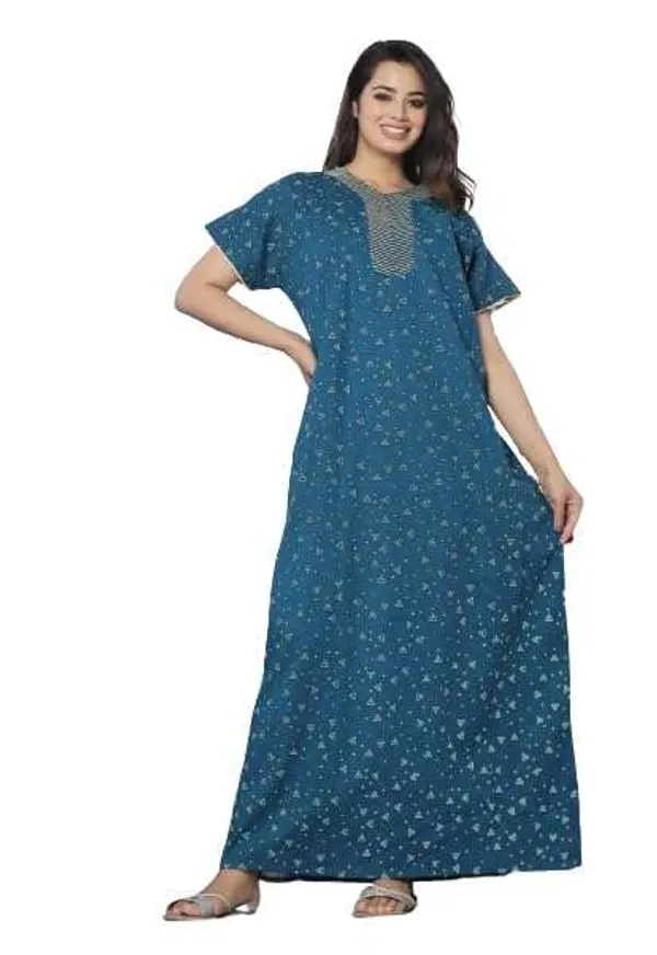 Mik_&_Misha_Cotton_Block_Print_Maxi_Nighty