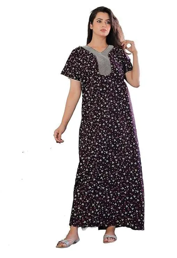 Mik_&_Misha_Cotton_Block_Print_Maxi_Nighty