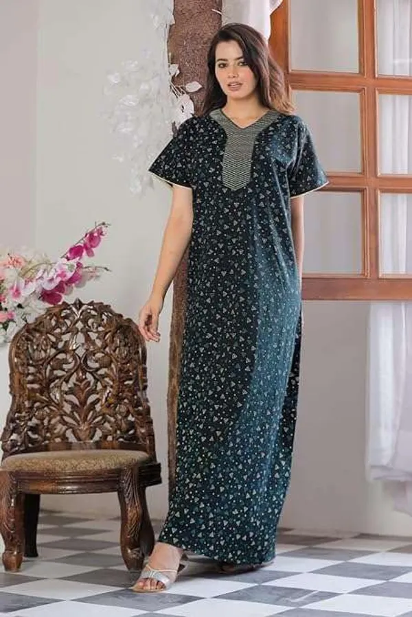 Mik_&_Misha_Womens_Cotton_Maxi_Nighty