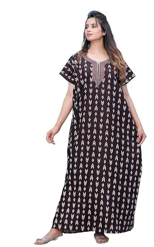 Mik_&_Misha_Cotton_Block_Printed_Maxi_Nightgown