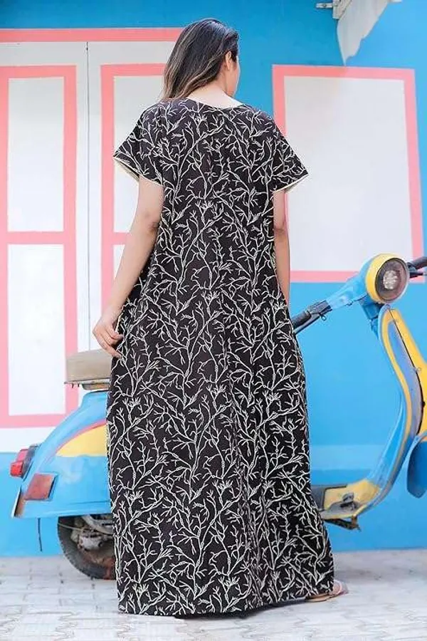 Mik_&_Misha_Womens_Cotton_Block_Printed_Maxi_Nighty