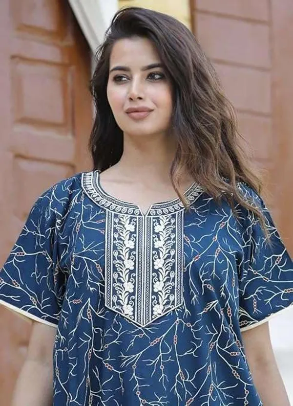 Mik_&_Misha_Cotton_Floral_Printed_Maxi_Nighty