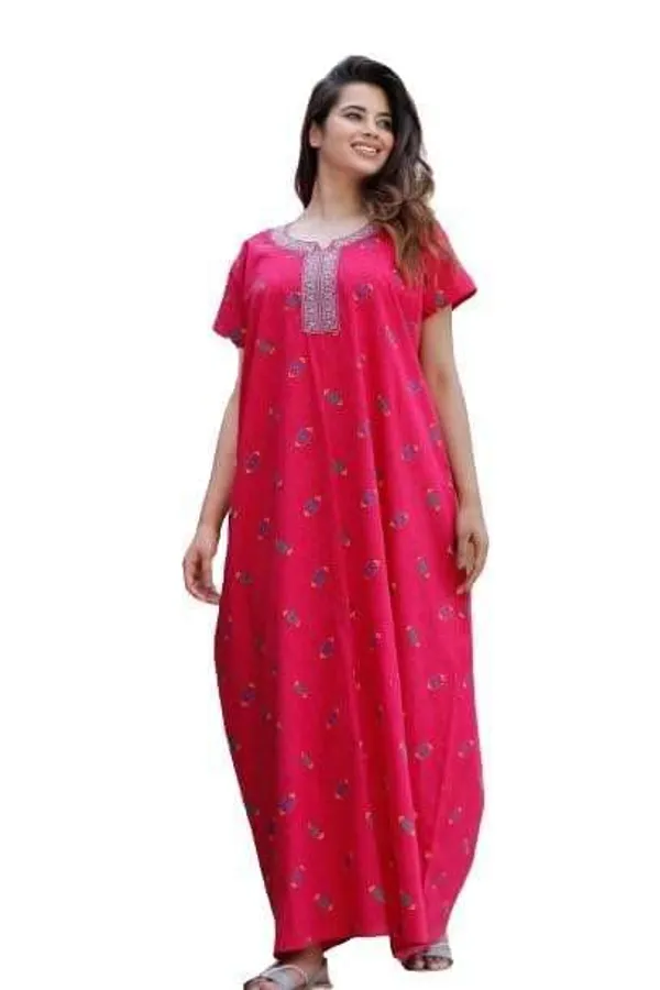 Mik_&_Misha_Womens_Cotton_Block_Printed_Maxi_Nightgown