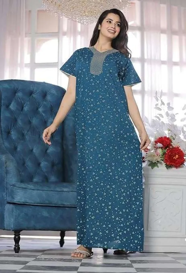 Mik_&_Misha_Womens_Cotton_Block_Printed_Maxi_Nightgown