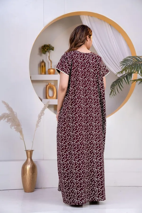 Mik_&_Misha_Women_Cotton_Block_Print_Nighty_Maxi