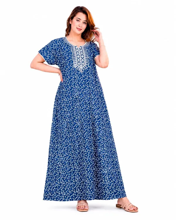 Mik_&_Misha_Womens_Cotton_Maxi_Nighty