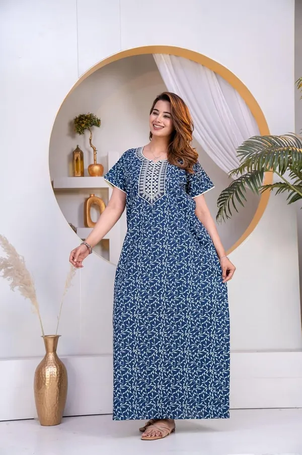 Mik_&_Misha_Womens_Cotton_Maxi_Nighty