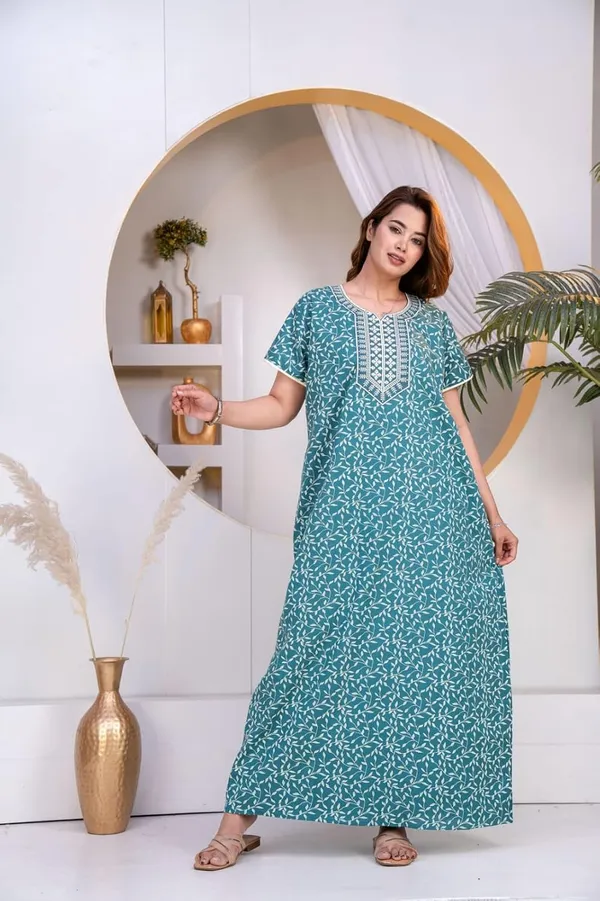 Mik_&_Misha_Womens_Cotton_Maxi_Nighty