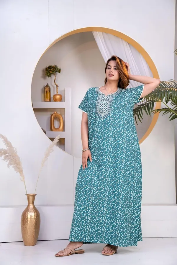 Mik_&_Misha_Womens_Cotton_Maxi_Nighty