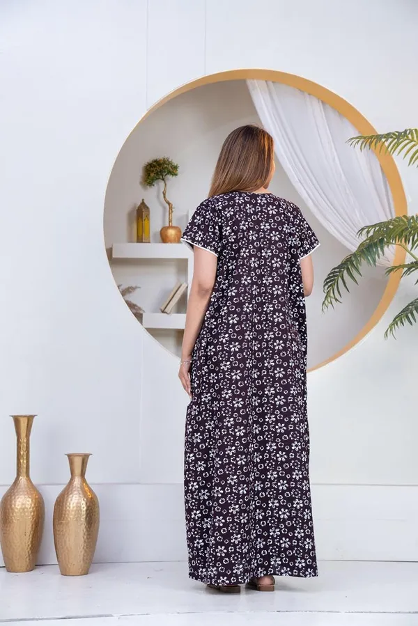 Mik_&_Misha_Women_Cotton_Block_Print_Nighty_Maxi