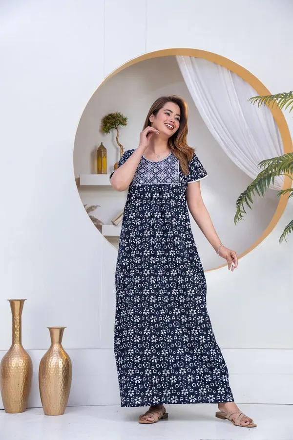 Mik_&_Misha_Womens_Cotton_Maxi_Nightgown