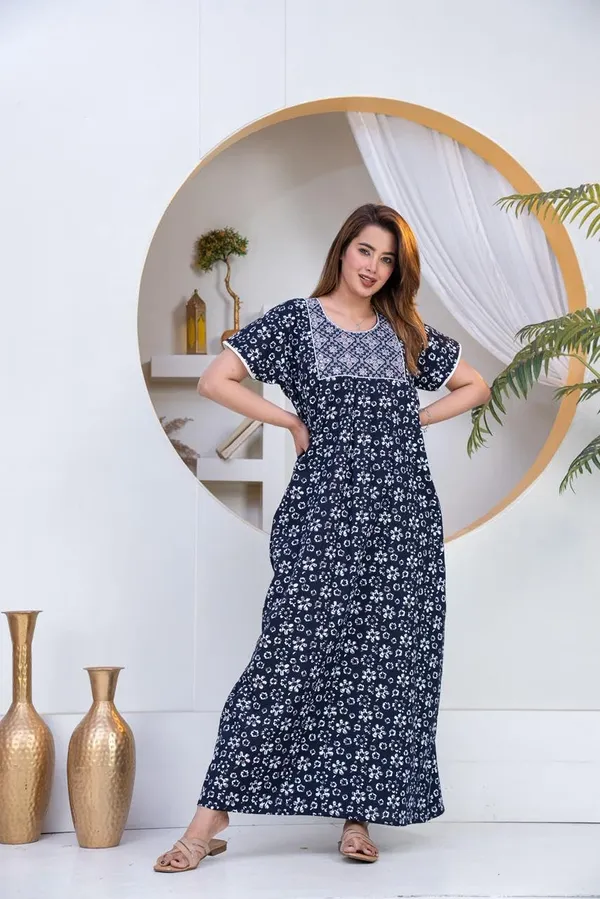 Mik_&_Misha_Womens_Cotton_Maxi_Nightgown