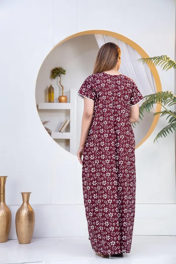 Mik_&_Misha_Women_Cotton_Block_Print_Nighty_Maxi