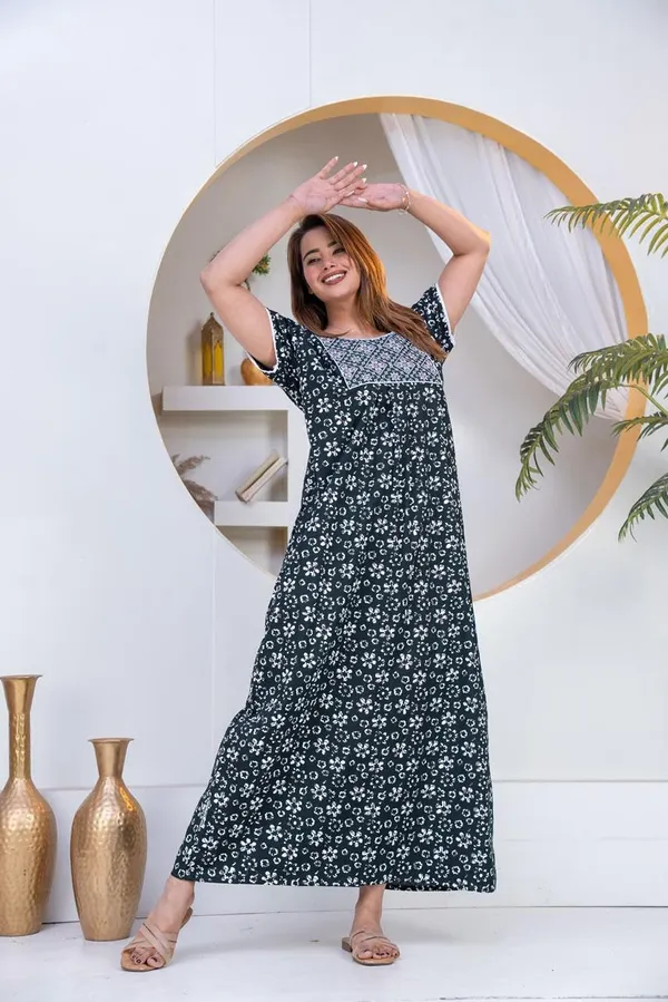 Mik_&_Misha_Womens_Cotton_Maxi_Nightgown