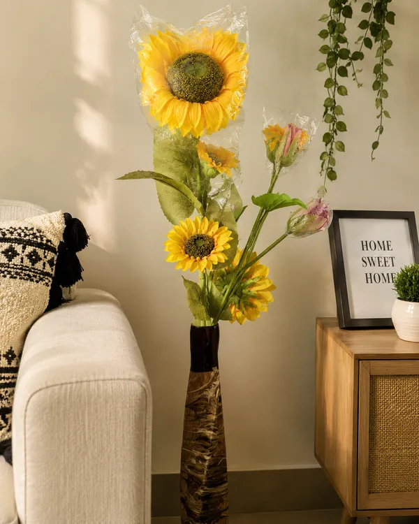 4_Ft_Artificial_Sunflower_Flower_Stick_|_3_Bloom_Decorative_Faux_Flower_Stem_for_Home,_Living_Room,_Office_&_Indoor_Decoration