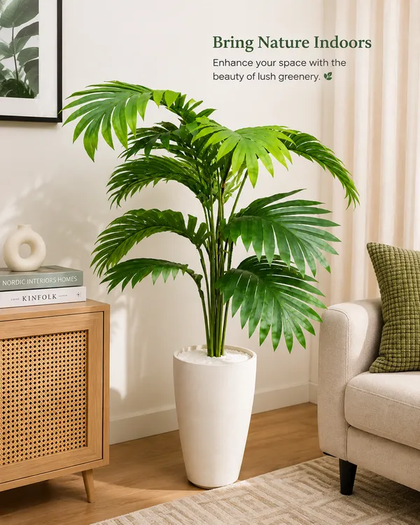 MythosBySS_Artificial_Areca_Palm_Plant_with_White_Pot_|_Realistic_Faux_Indoor_Palm_Tree_for_Home,_Office,_Living_Room_&_Hotel_Decor