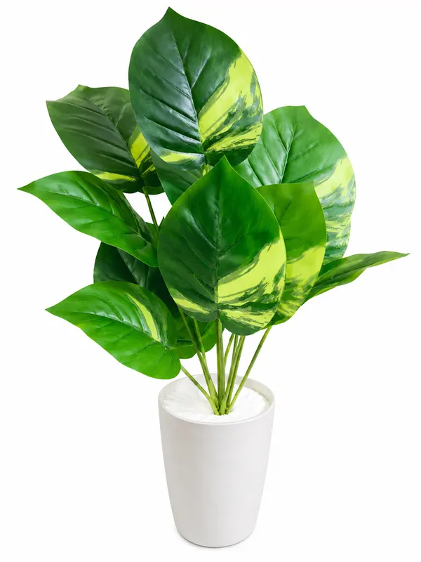 MythosBySS_Artificial_Palm_Plant_Branch_|_Realistic_Faux_Green_Palm_Leaves_for_Home_Decor,_Office,_Living_Room_&_DIY_Floral_Arrangement