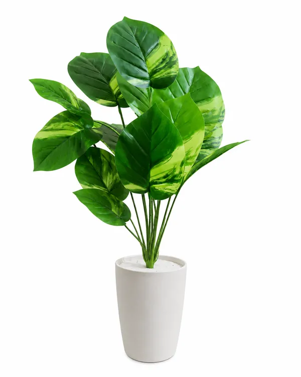 MythosBySS_Artificial_Palm_Plant_Branch_|_Realistic_Faux_Green_Palm_Leaves_for_Home_Decor,_Office,_Living_Room_&_DIY_Floral_Arrangement