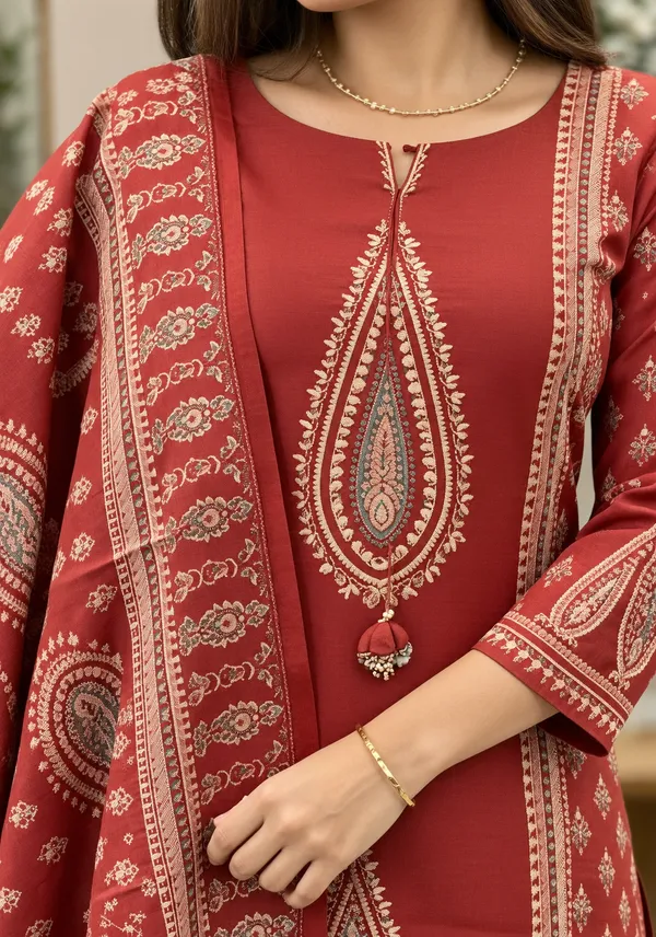 Maroon_Printed_Anarkali_Kurta_Set_with_Dupatta_and_Palazzo_-_3_Piece_Set