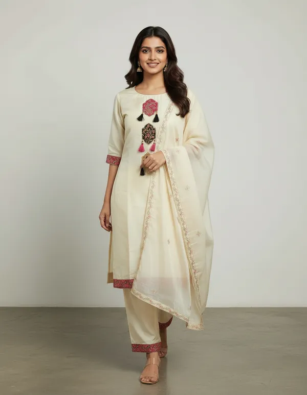 Cotton_And_Rayon_Embroidered_Kurta_Set_With_Dupatta_For_Women_(_Pack_of_2)
