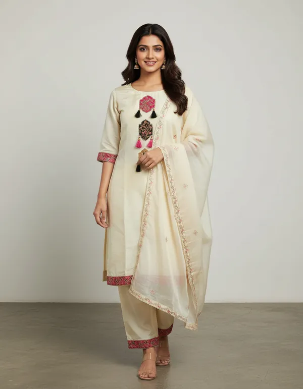 Cotton_And_Rayon_Embroidered_Kurta_Set_With_Dupatta_For_Women_(_Pack_of_2)