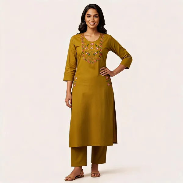 Mustard_Cotton_Straight_Embroidered_Cord_Set_For_Women