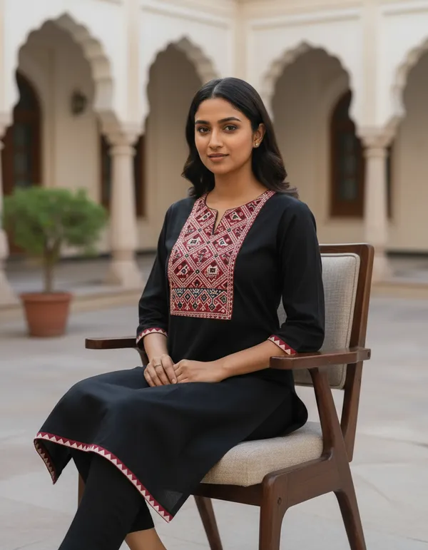 Kerala_Cord_Set_Navy_Black
