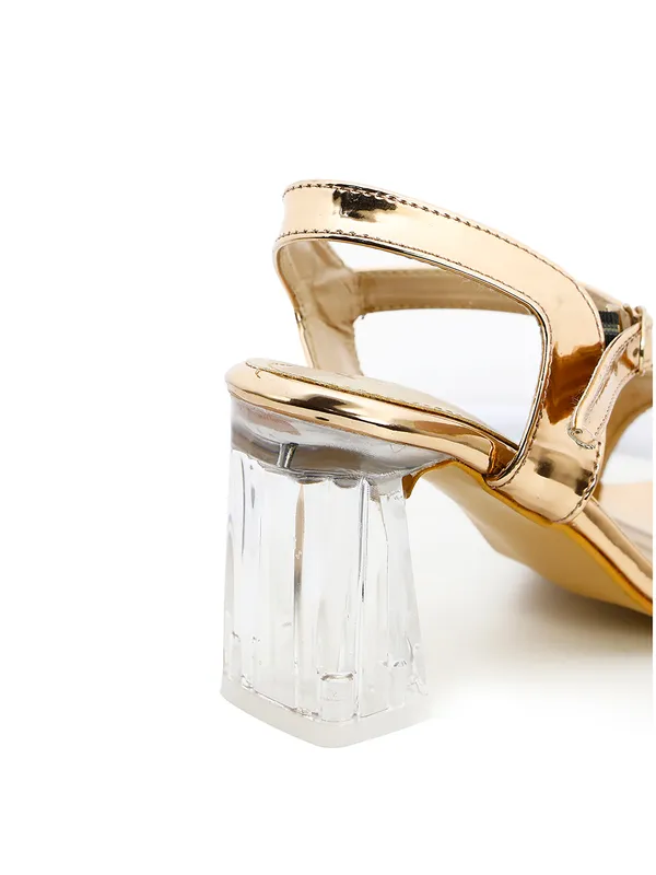 Gold_Metallic_Embellished_Block_Heel_Sandals_For_Women