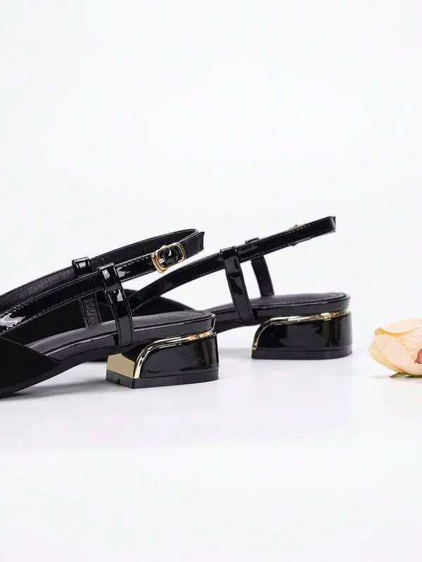 Black_Suede_Pointed_Toe_Slingback_Block_Heels_For_Women