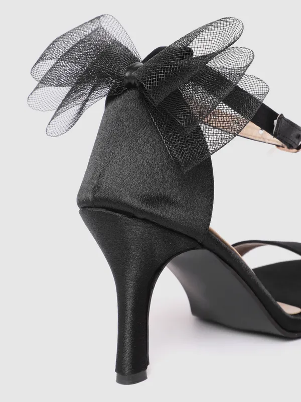 Black_Satin_Bow_Ankle_Strap_Stiletto_Heels_For_Women