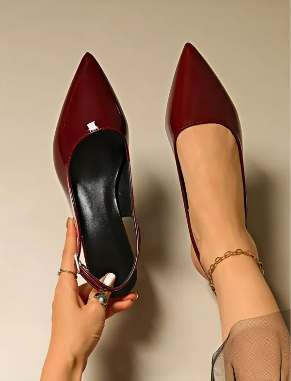 Maroon_Patent_Pointed_Toe_Slingback_Heels_For_Women