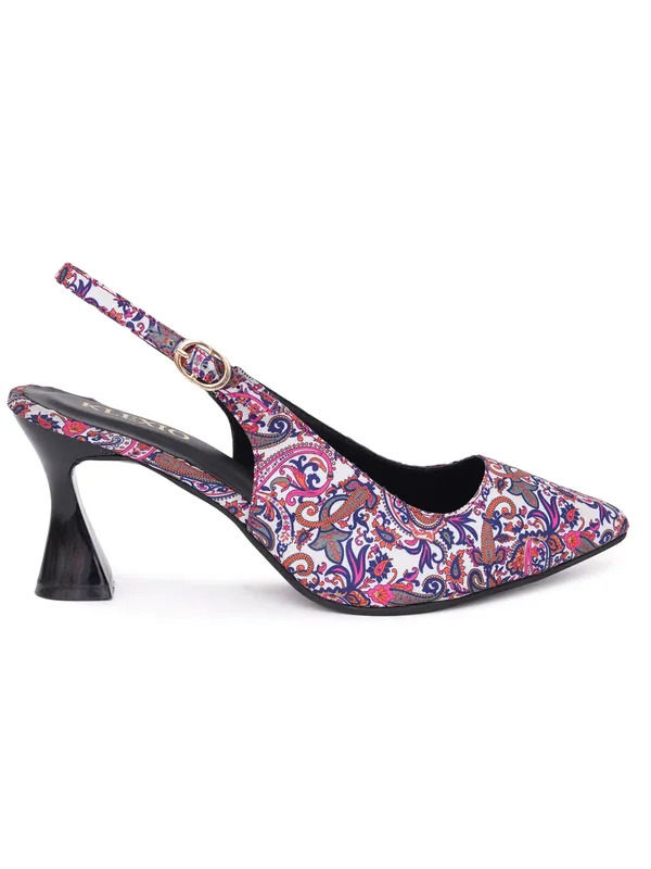 Multicolor_Paisley_Print_Slingback_Block_Heel_Sandals_For_Women